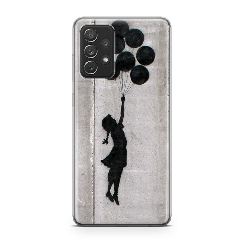Banksy Girl With Balloons Galaxy A32 / A52 / A72 Case
