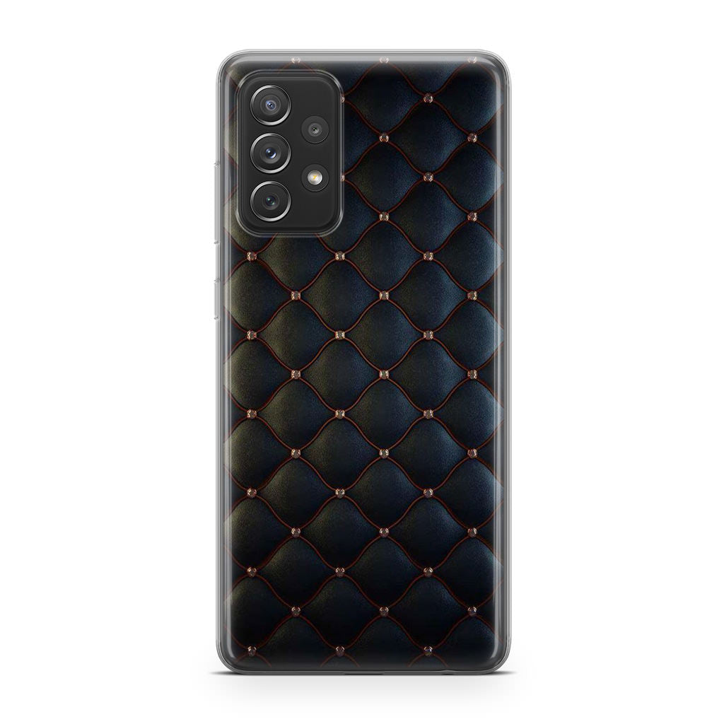 Black Royal Pattern Galaxy A32 / A52 / A72 Case
