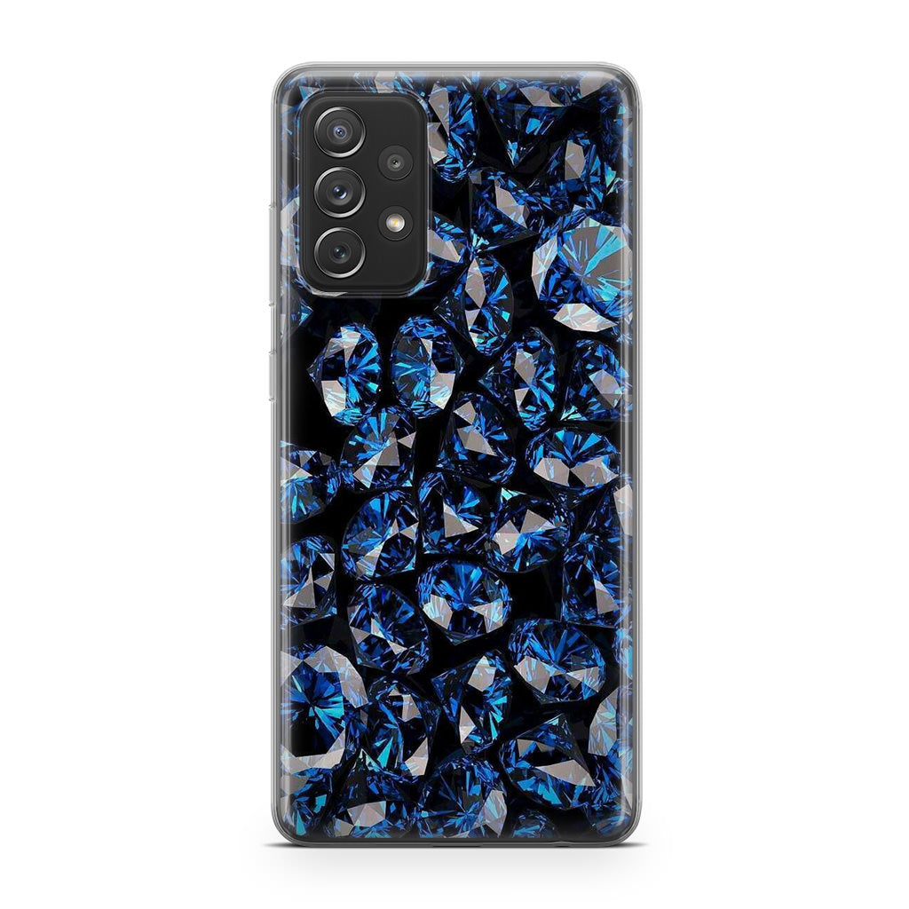 Blue Diamonds Pattern Galaxy A32 / A52 / A72 Case
