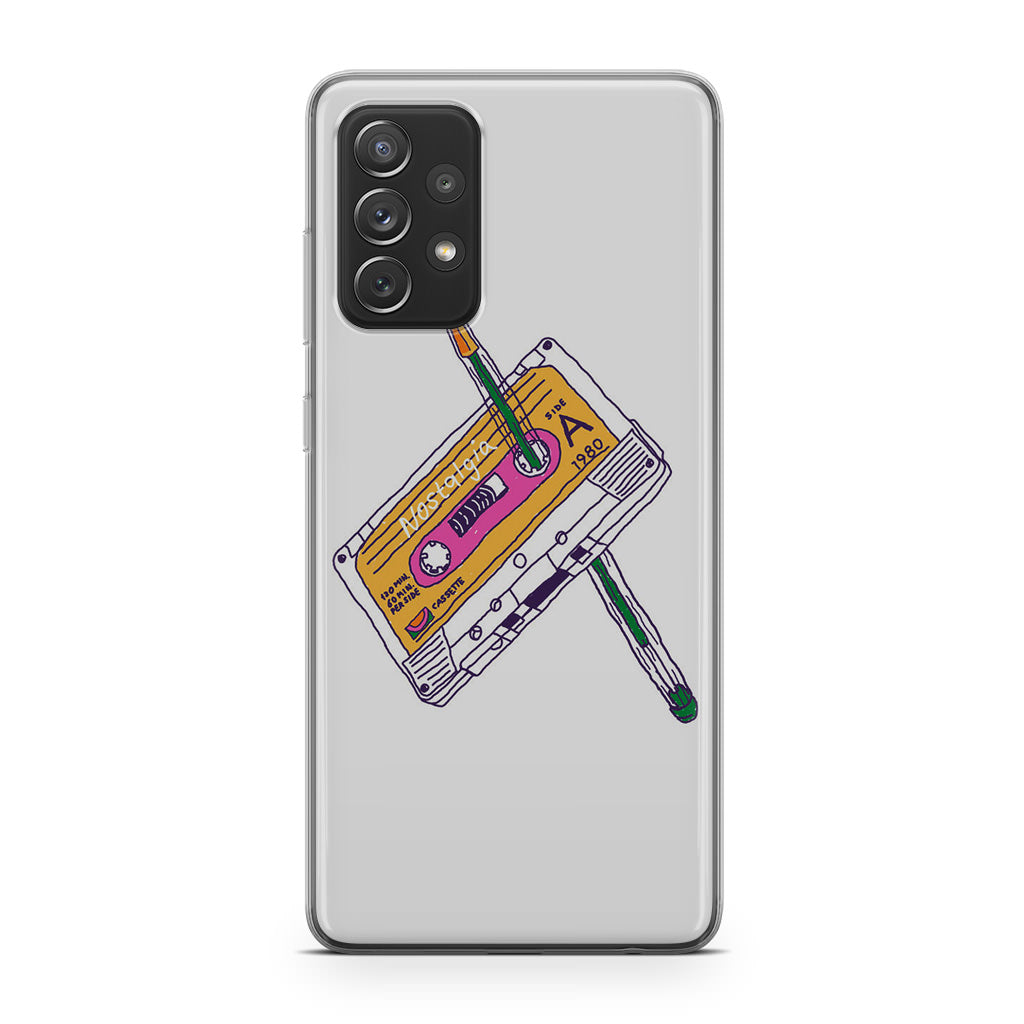 Cassete Tape Old Galaxy A32 / A52 / A72 Case