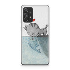 Cat Fish Kisses Galaxy A53 5G Case