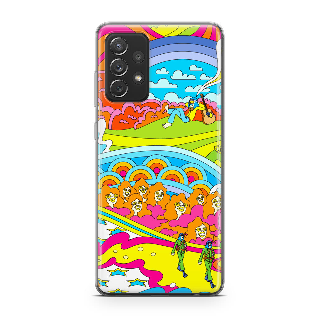 Colorful Doodle Galaxy A32 / A52 / A72 Case