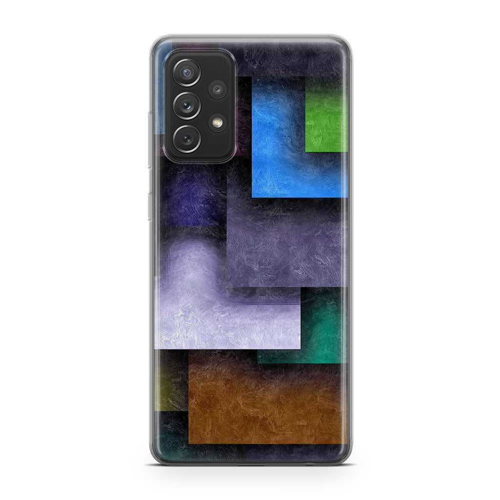 Colorful Rectangel Art Galaxy A32 / A52 / A72 Case
