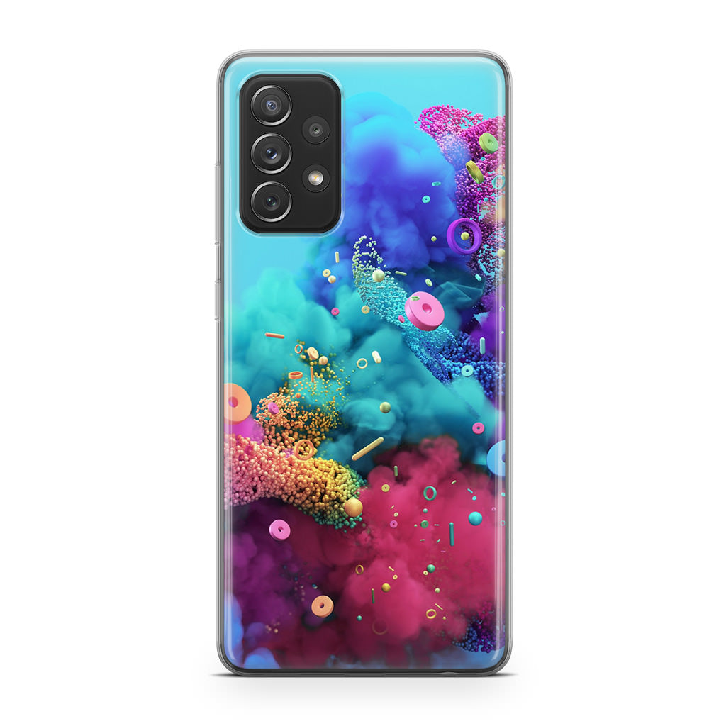Colorful Smoke Boom Galaxy A32 / A52 / A72 Case