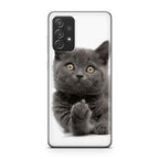 Finger British Shorthair Cat Galaxy A23 5G Case