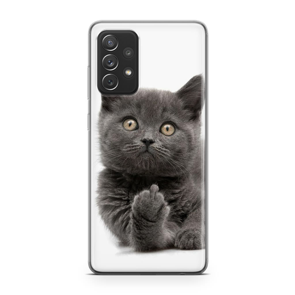 Finger British Shorthair Cat Galaxy A23 5G Case