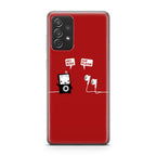 Funny Music Headphones Player Buds Galaxy A23 5G Case