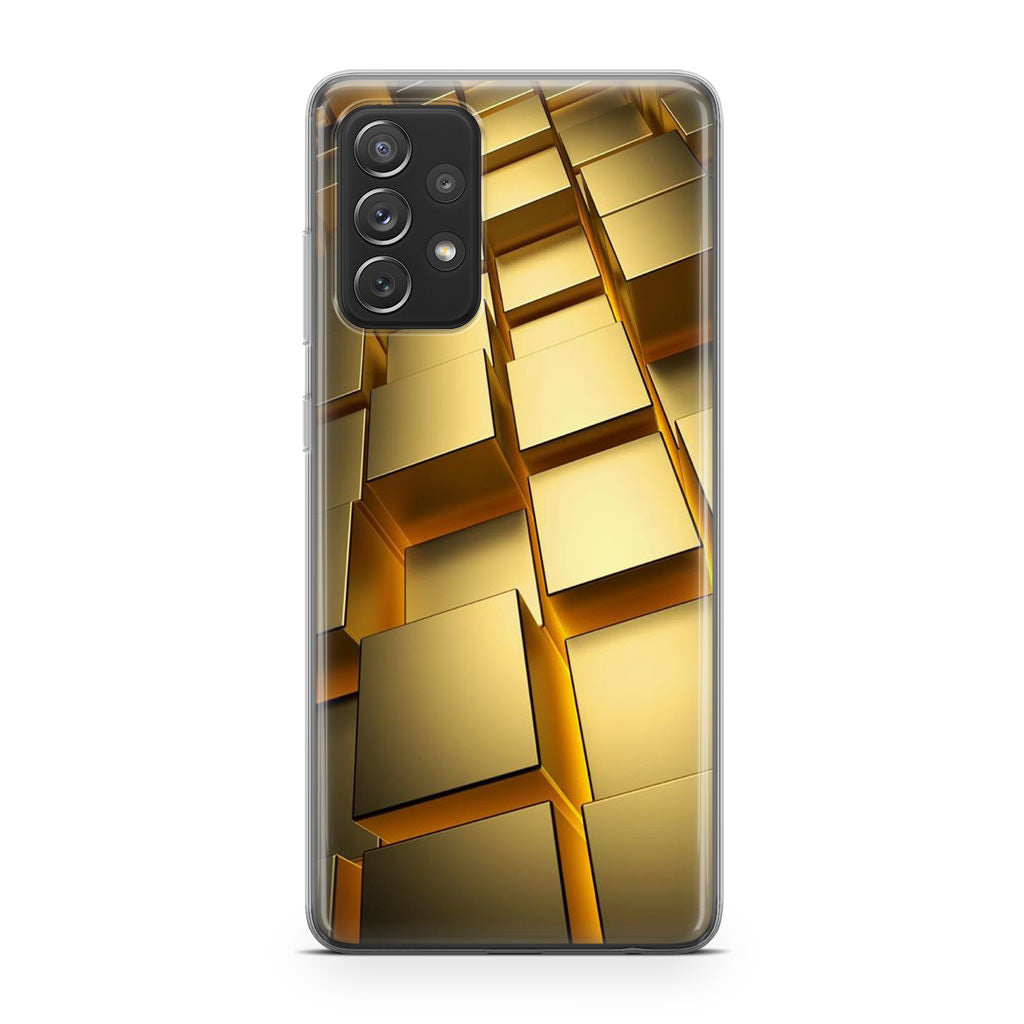 Golden Cubes Galaxy A23 5G Case