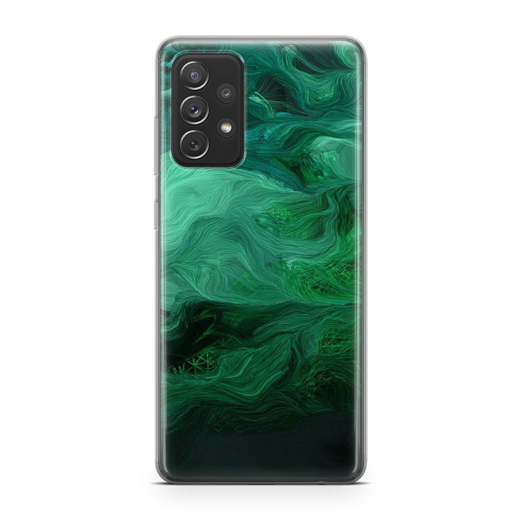 Green Abstract Art Galaxy A23 5G Case