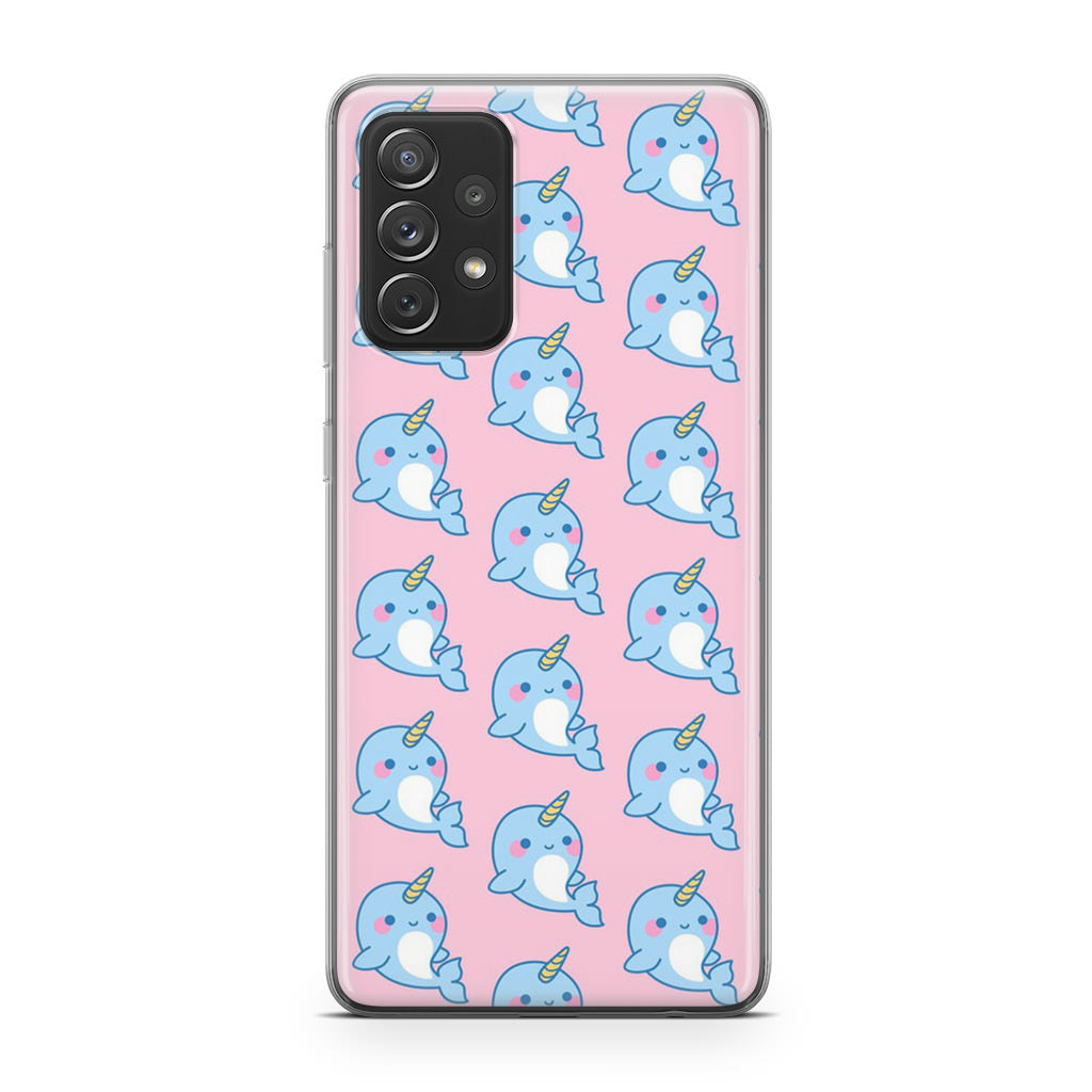 Horned Whales Pattern Galaxy A23 5G Case
