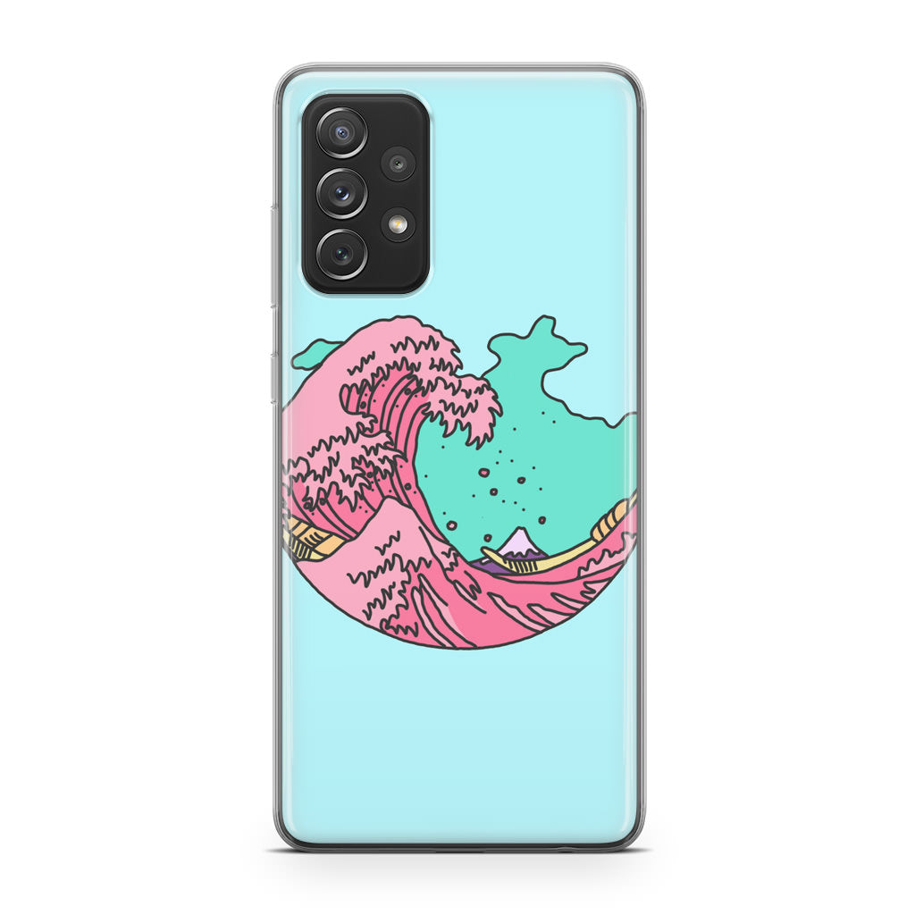 Japanese Pastel Wave Galaxy A23 5G Case