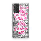 John Green Quotes I'm in Love With Cities Galaxy A32 / A52 / A72 Case