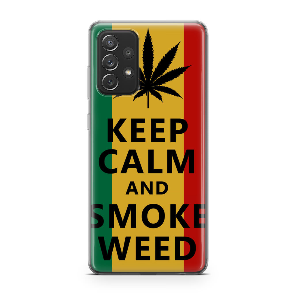 Keep Calm And Smoke Weed Galaxy A23 5G Case