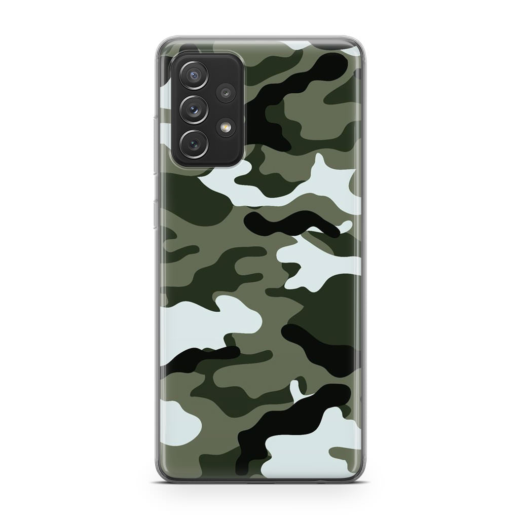 Military Green Camo Galaxy A32 / A52 / A72 Case