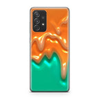 Orange Paint Dripping Galaxy A23 5G Case