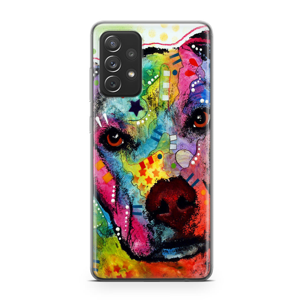 Pitbull Love Painting Galaxy A23 5G Case