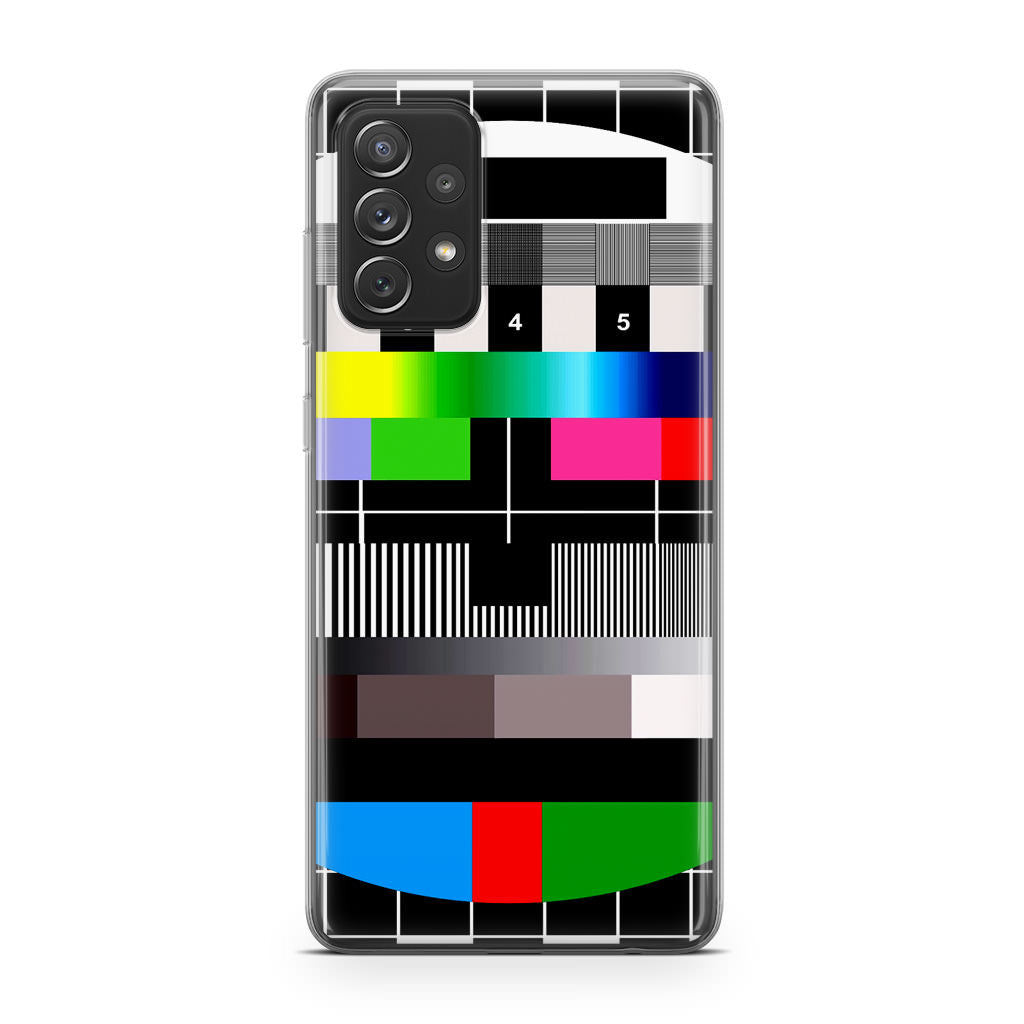 Scheme Pause TV Colorful Mesh Galaxy A23 5G Case
