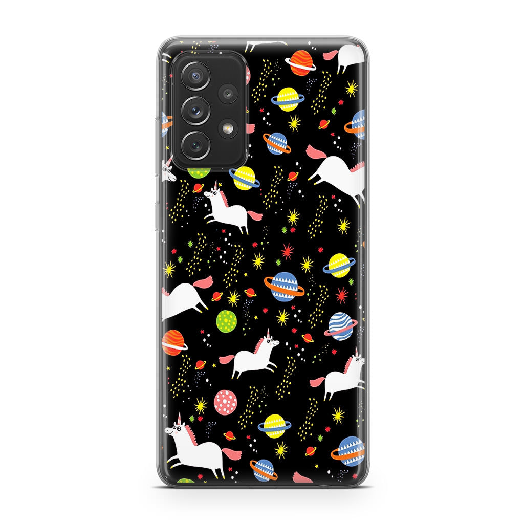 Space Unicorn Pattern Galaxy A23 5G Case