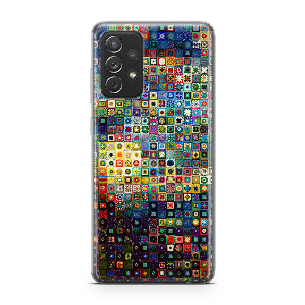 Starry Night Tiles Galaxy A23 5G Case