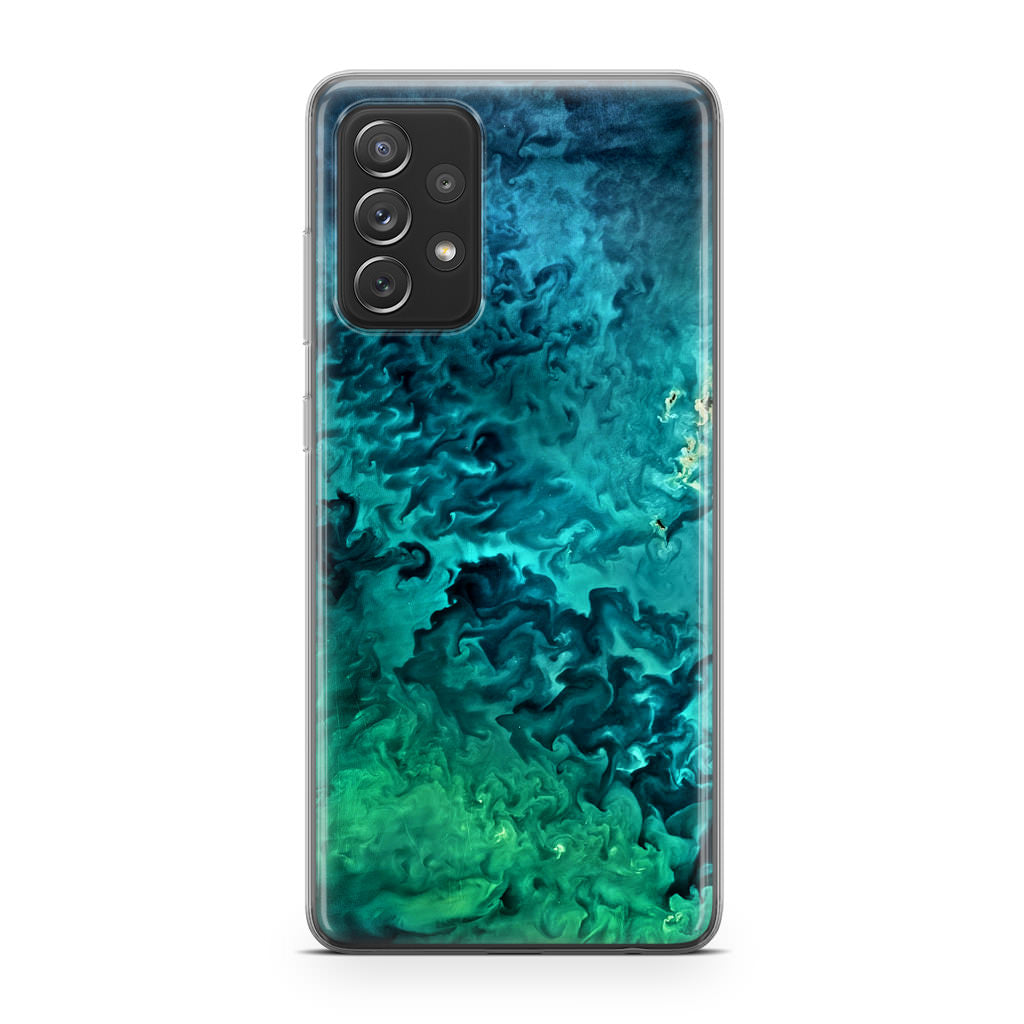 Swirls In The Yellow Sea Galaxy A23 5G Case