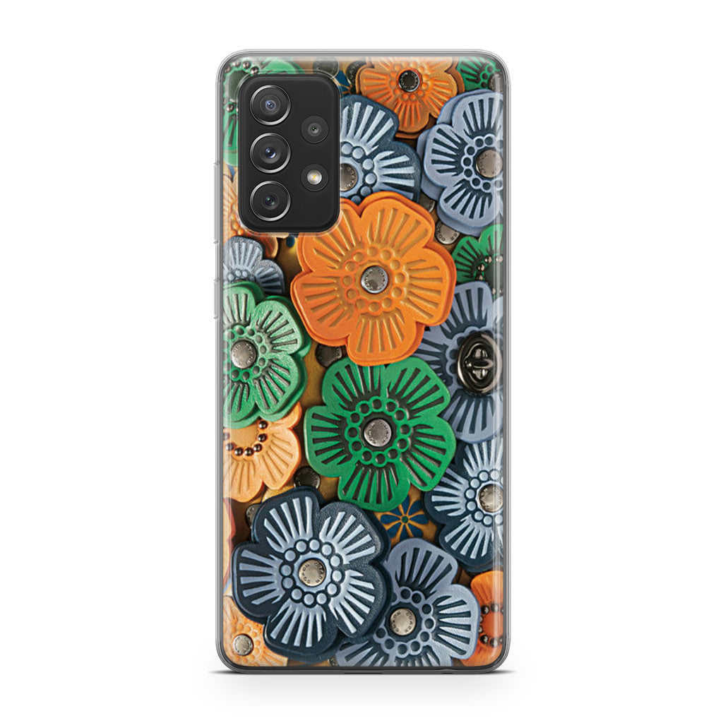 Tea Rose Applique Galaxy A23 5G Case