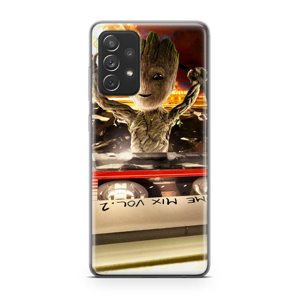 Baby Groot Mix Vol 2 Galaxy A32 / A52 / A72 Case