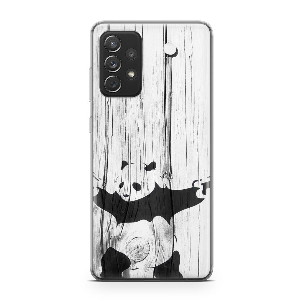 Banksy Graffiti Panda Galaxy A53 5G Case