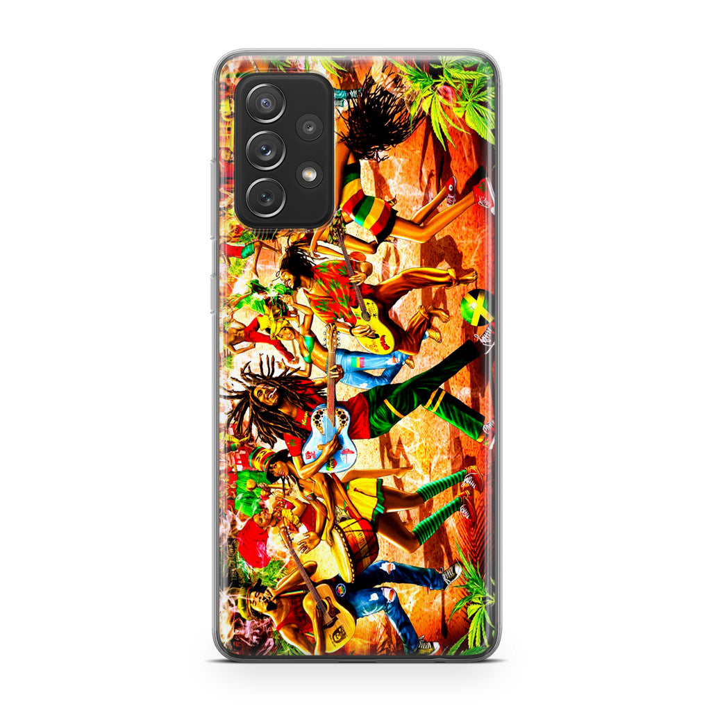 Bob Marley Reggae Galaxy A32 / A52 / A72 Case