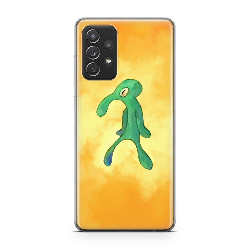 Bold and Brash Squidward Painting Galaxy A23 5G Case