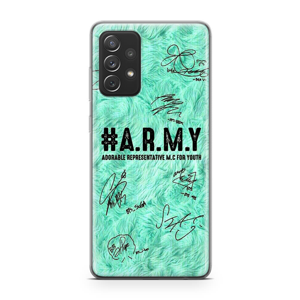 BTS Army Signature Galaxy A32 / A52 / A72 Case