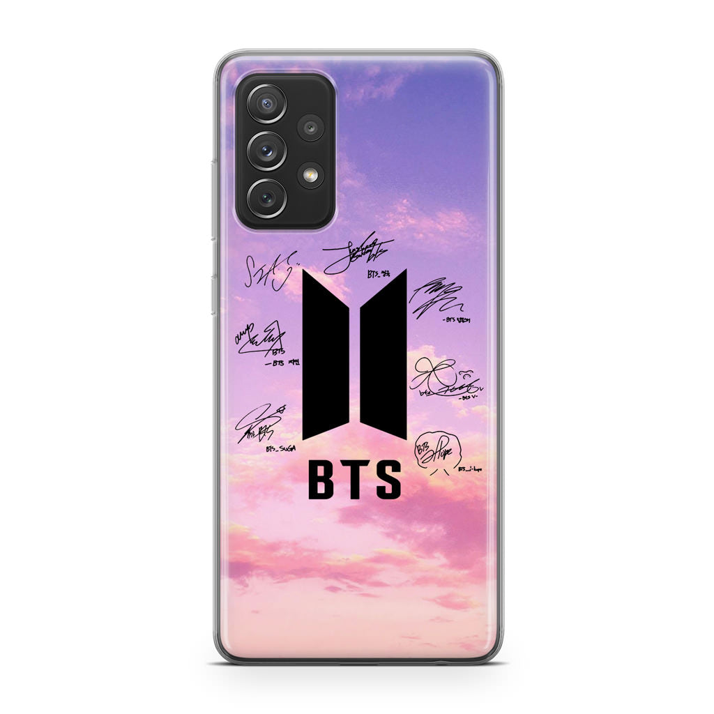 BTS Signature 2 Galaxy A32 / A52 / A72 Case