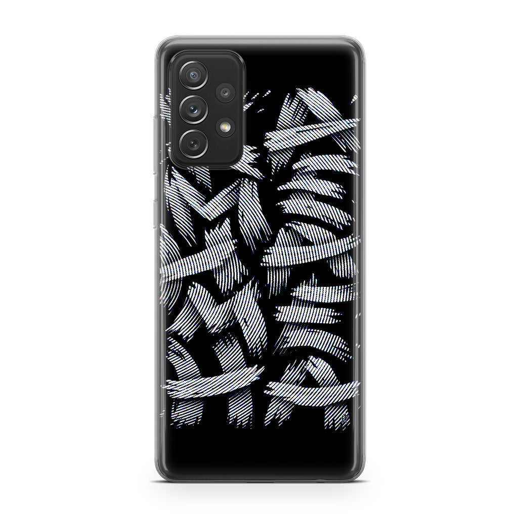 Dragon Ball Kamehameha Font Art Galaxy A53 5G Case