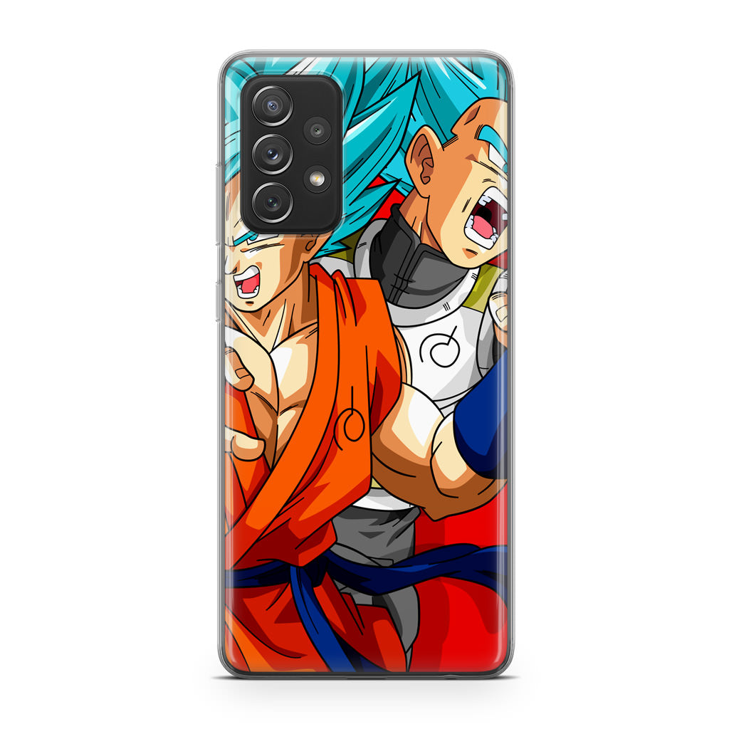 Dragon Ball Super SSGSS Goku And Vegeta Galaxy A23 5G Case