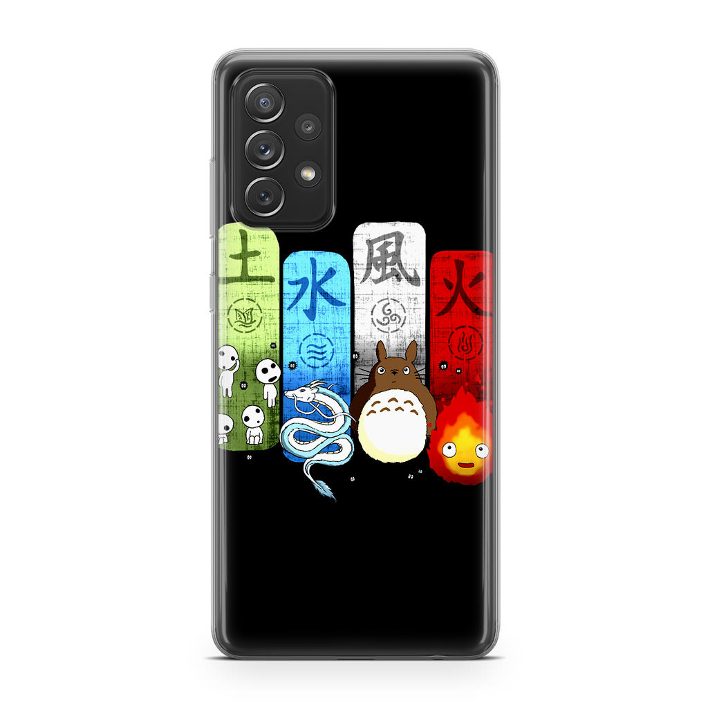 Ghibli Elemental Charms Galaxy A23 5G Case