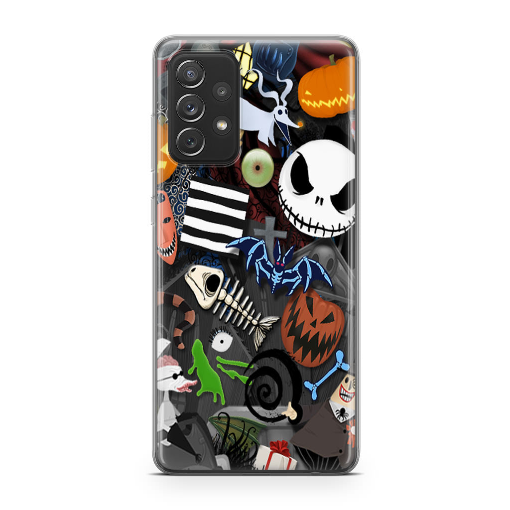 Nightmare Before Chrismast Collage Galaxy A32 / A52 / A72 Case