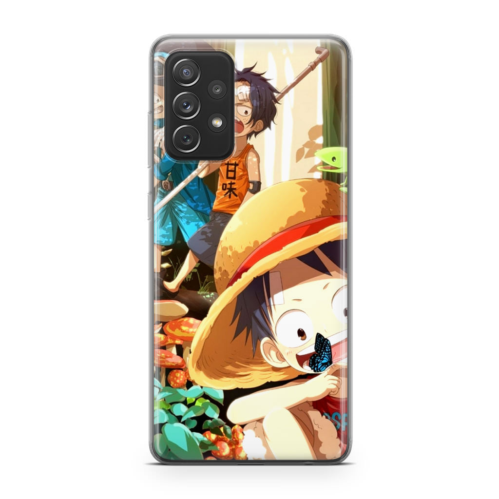 One Piece Little Sabo Ace Luffy Cute Galaxy A23 5G Case