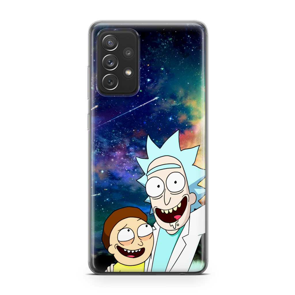 Rick And Morty In The Space Galaxy A23 5G Case