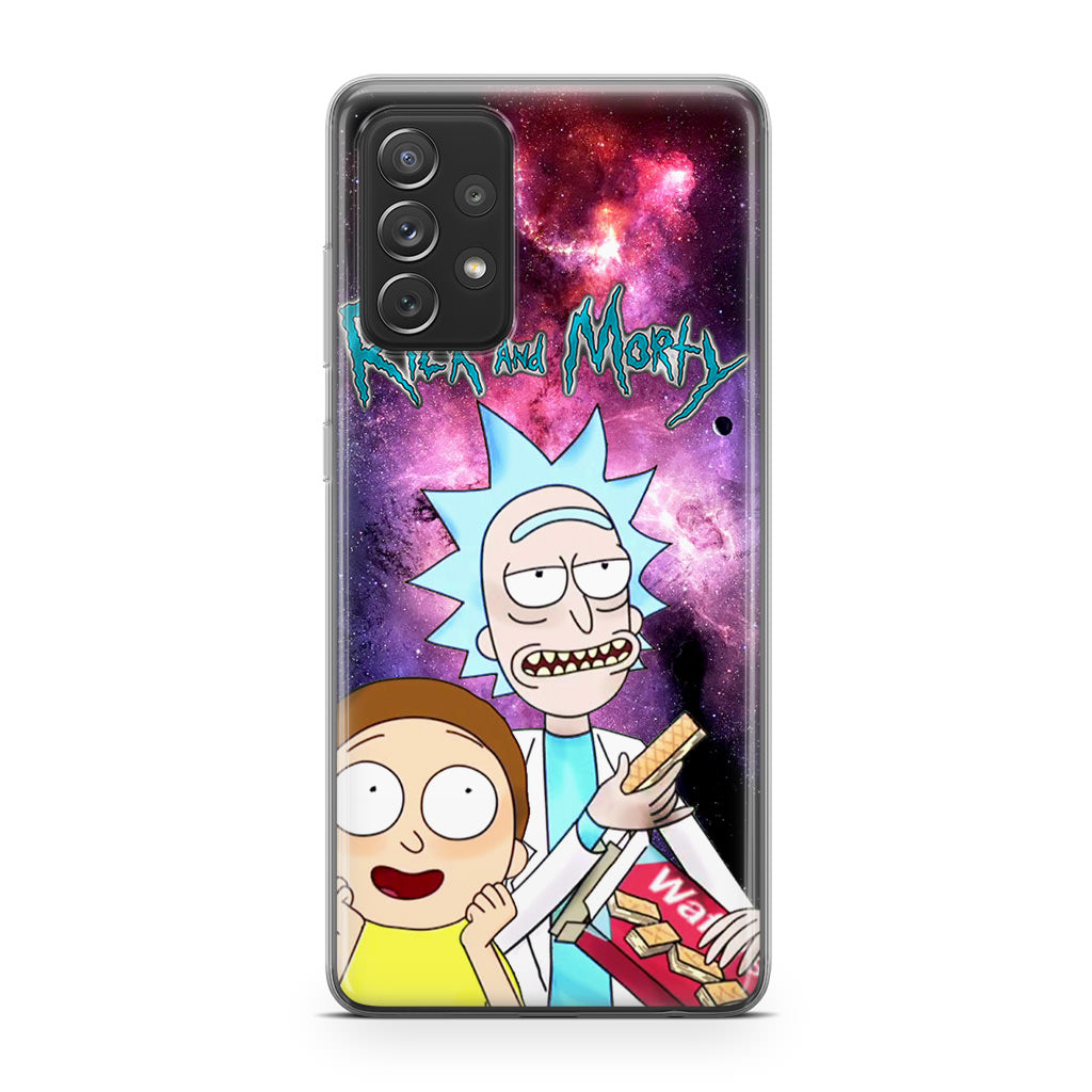 Rick And Morty Nebula Space Galaxy A53 5G Case