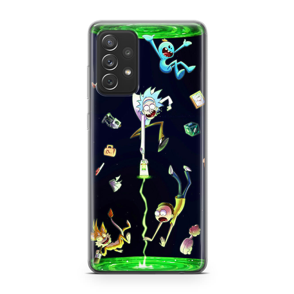 Rick And Morty Portal Fall Galaxy A53 5G Case