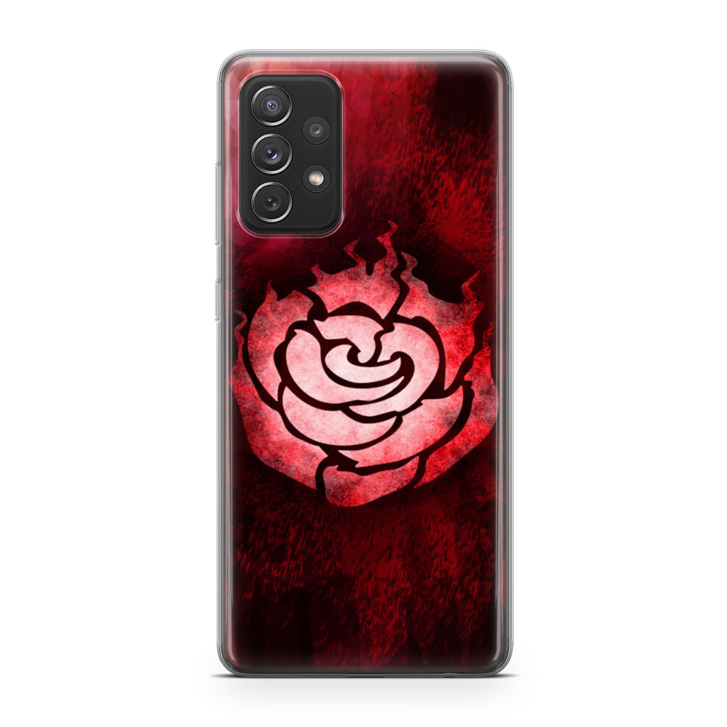 RWBY Ruby Rose Symbol Galaxy A53 5G Case