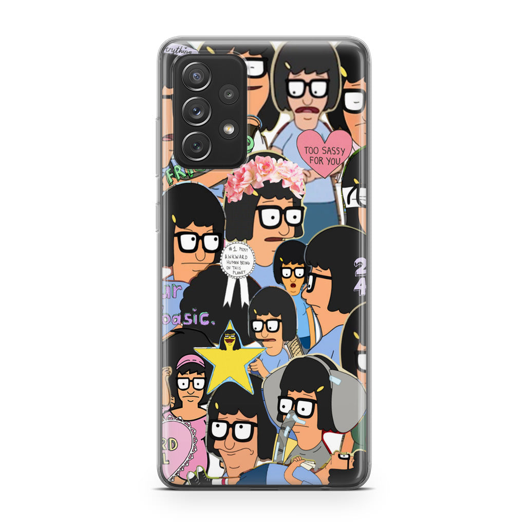 Tina Belcher Collage Galaxy A53 5G Case