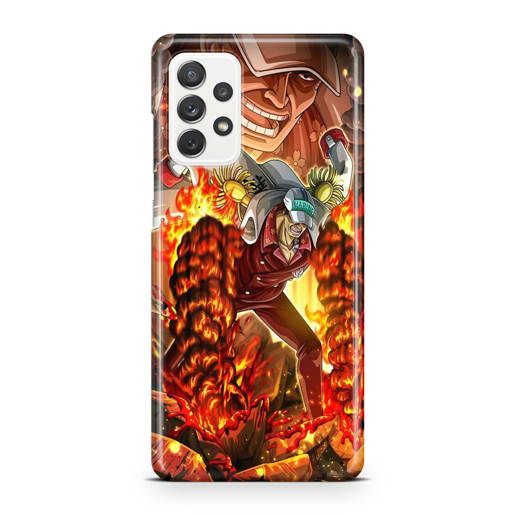 Akainu Exploding Volcano Galaxy A32 / A52 / A72 Case