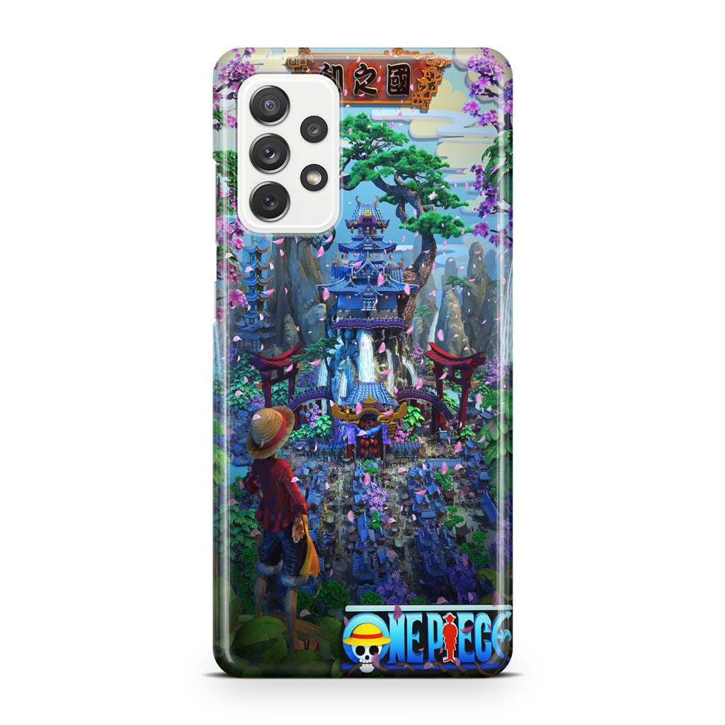 Flower Capital of Wano One Piece Galaxy A32 / A52 / A72 Case