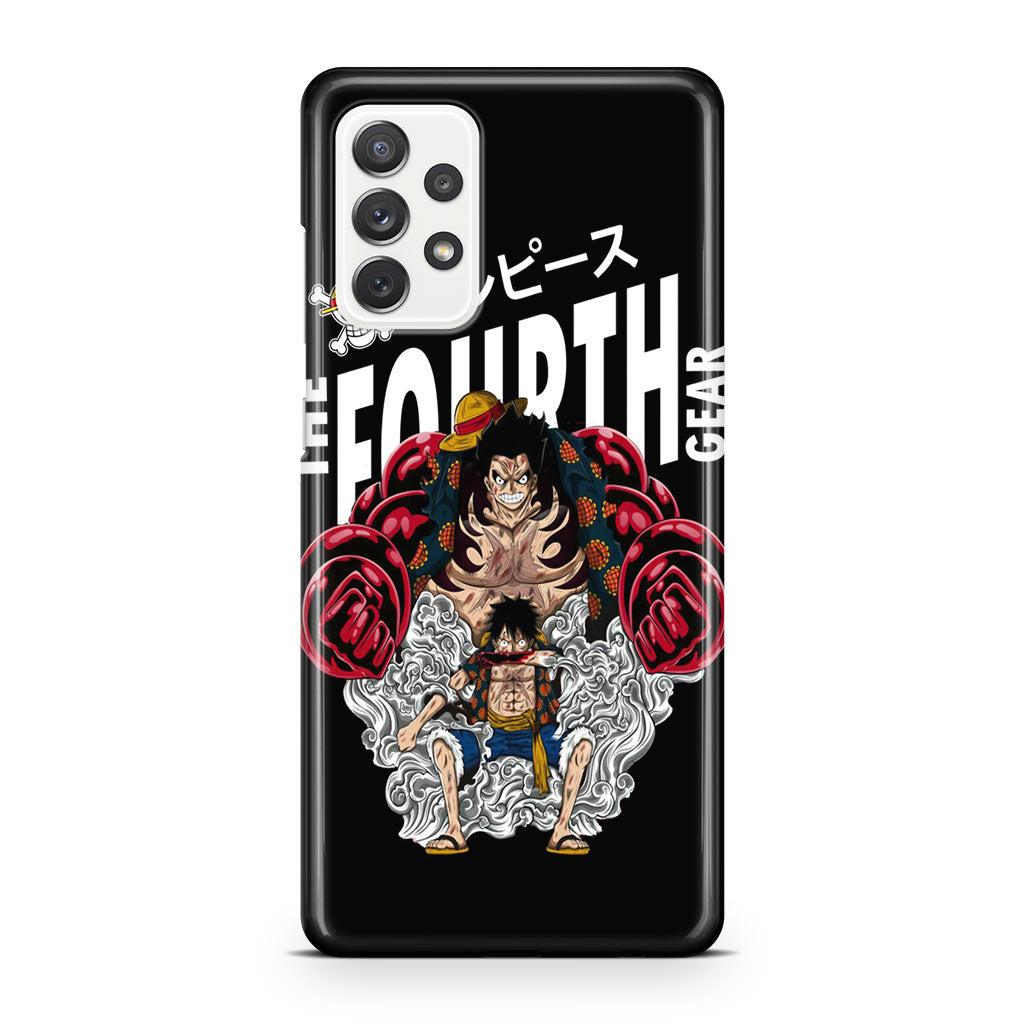 Luffy The Fourth Gear Black Galaxy A32 / A52 / A72 Case