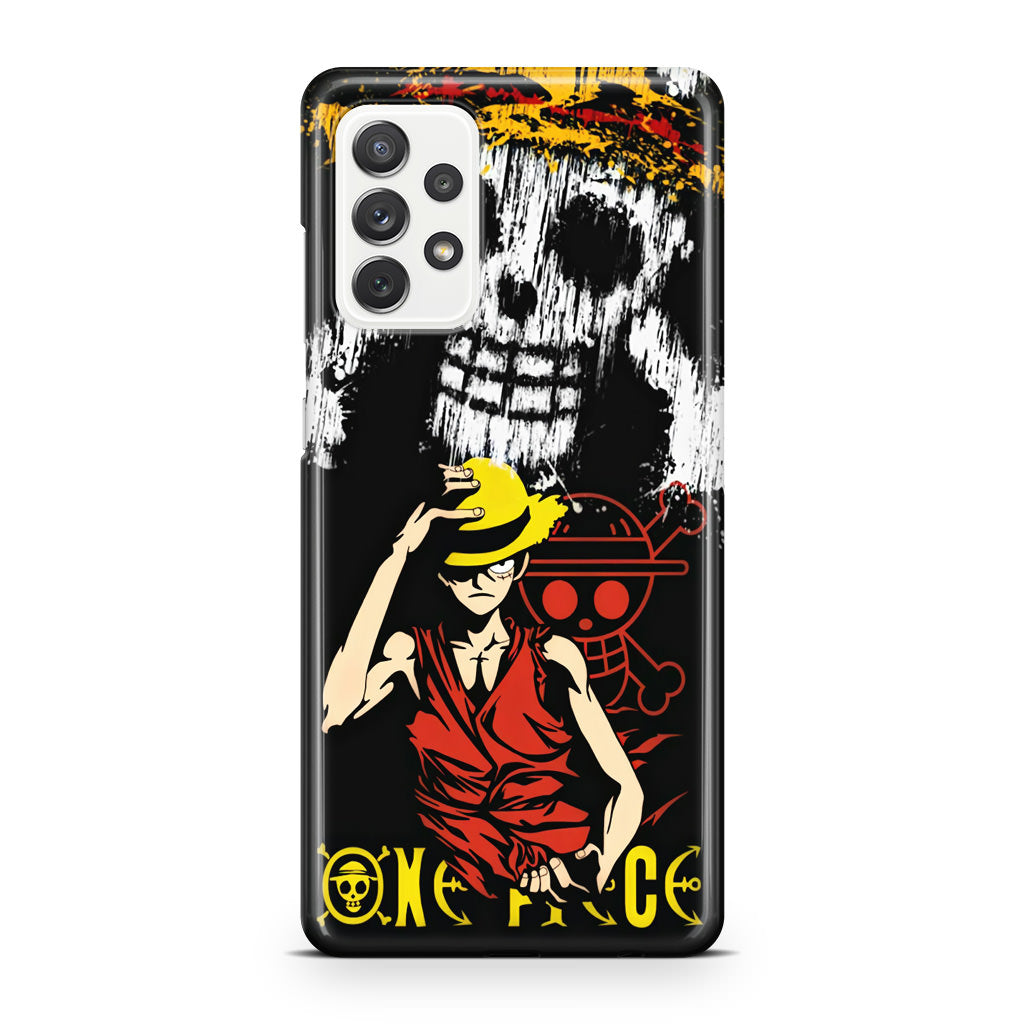 Monkey D Luffy Paint Art Galaxy A23 5G Case