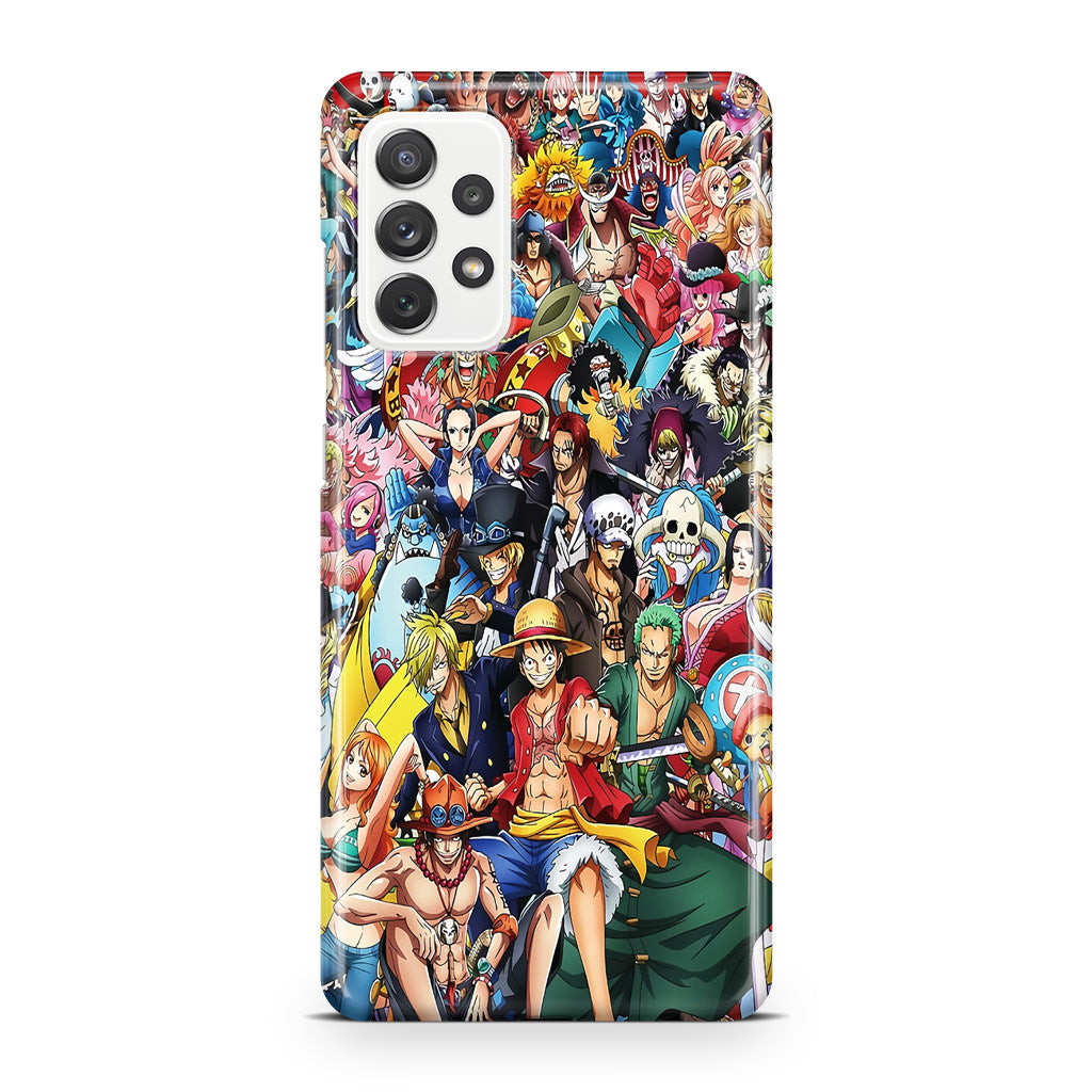 One Piece Characters In New World Galaxy A32 / A52 / A72 Case