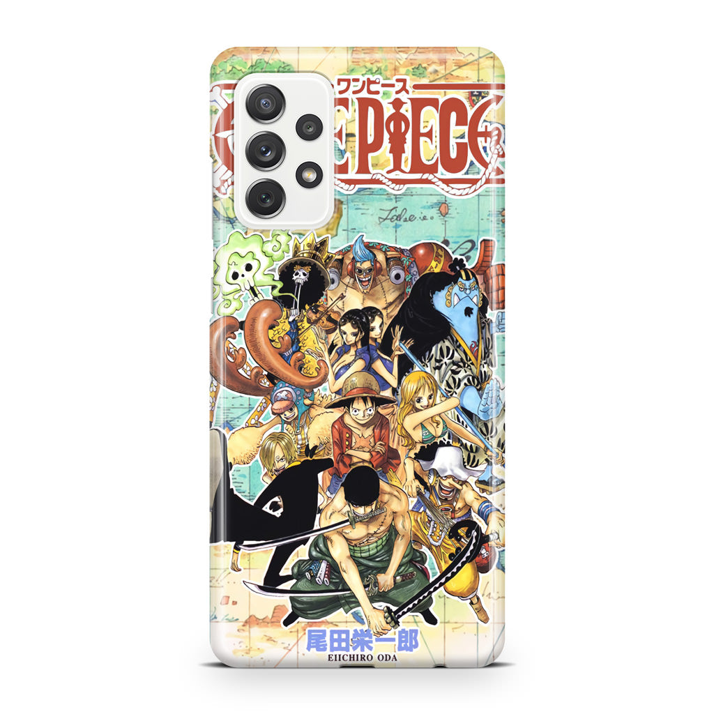 One Piece Comic Straw Hat Pirate Galaxy A32 / A52 / A72 Case