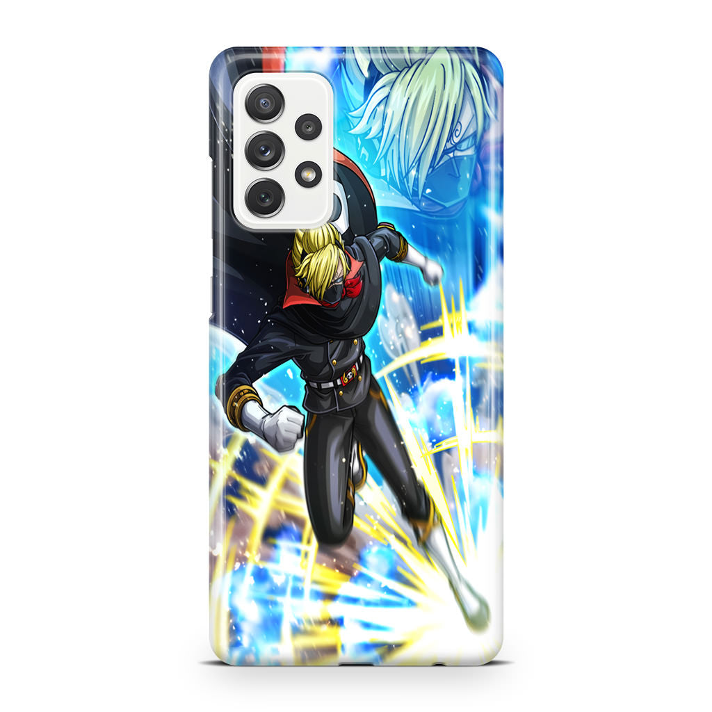 Sanji In Stealth Black Suit Galaxy A32 / A52 / A72 Case