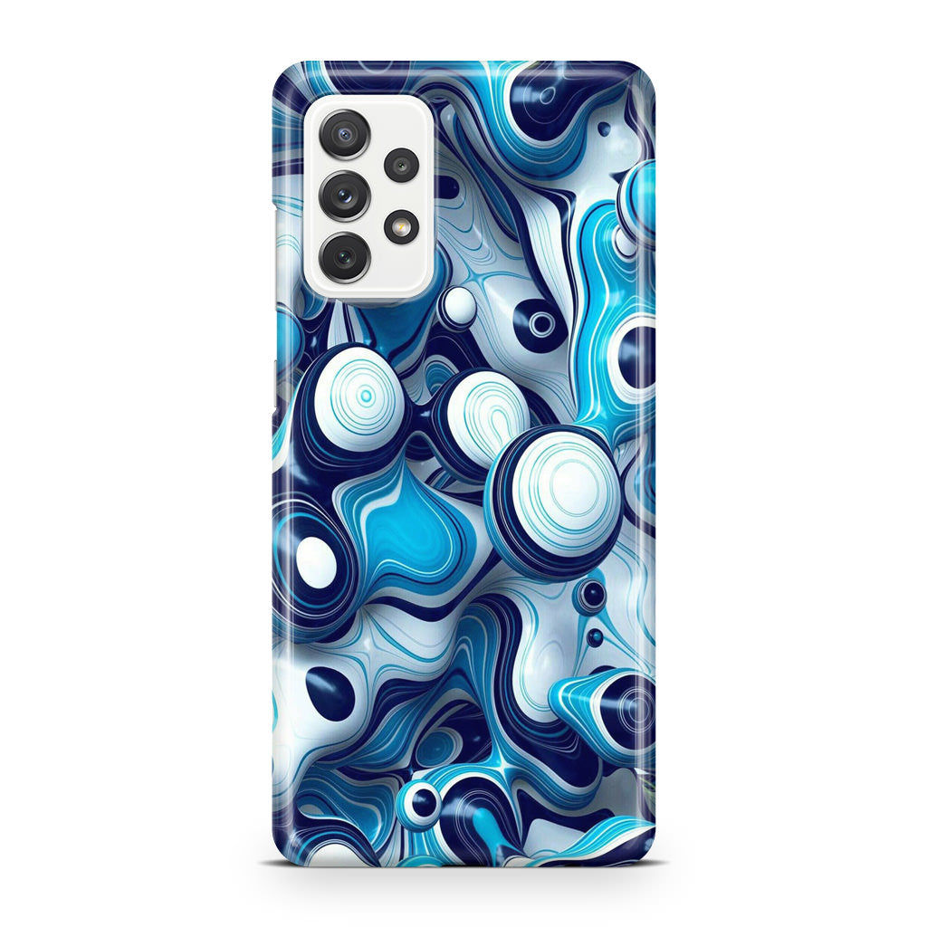 Abstract Art All Blue Galaxy A32 / A52 / A72 Case