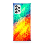 Abstract Multicolor Cubism Painting Galaxy A23 5G Case